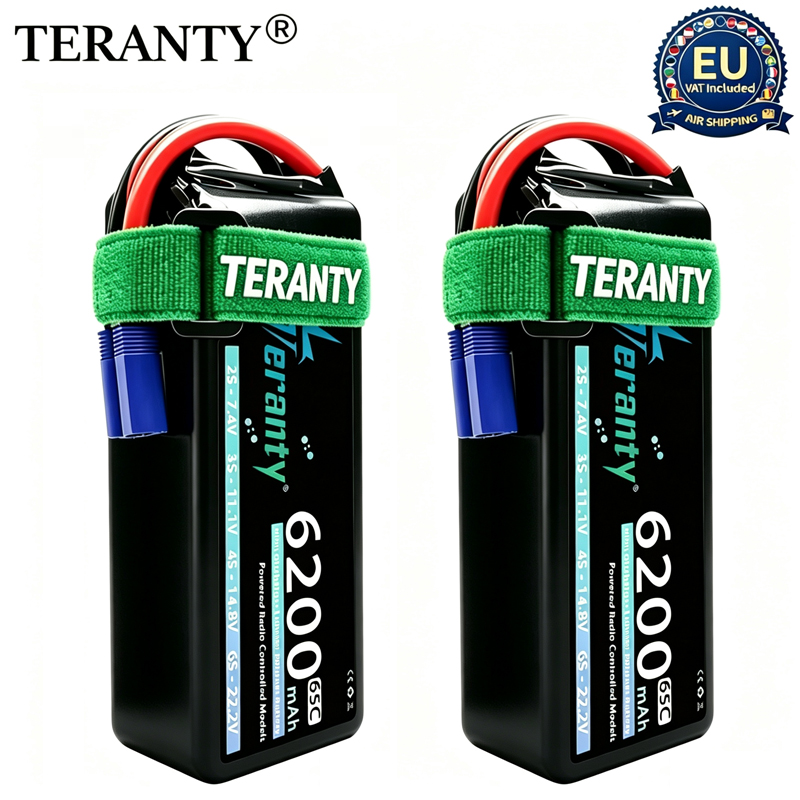 Rc Hobby Helicopter - TERANTY 6S 6200mAh Lipo Battery 22.2V