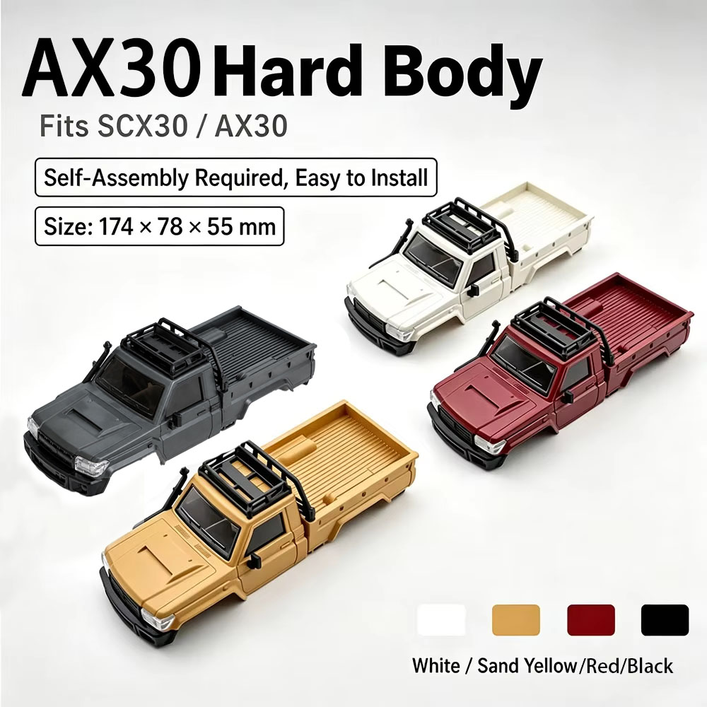 Body Shell Rc - AX30 Pickup Hard Body Shell For
