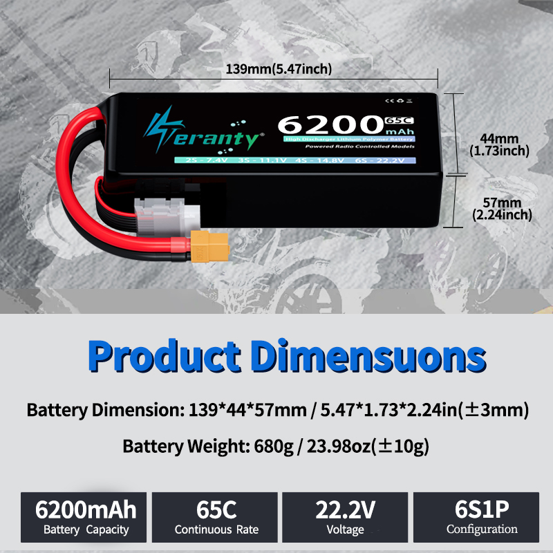 TERANTY 6S 6200mAh Lipo Batter - Rc Hobby Helicopter review and price